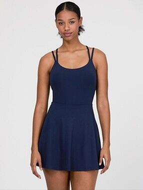 Fabletics Boost Performance Dress, Tennis Dress, Built in Shorts,